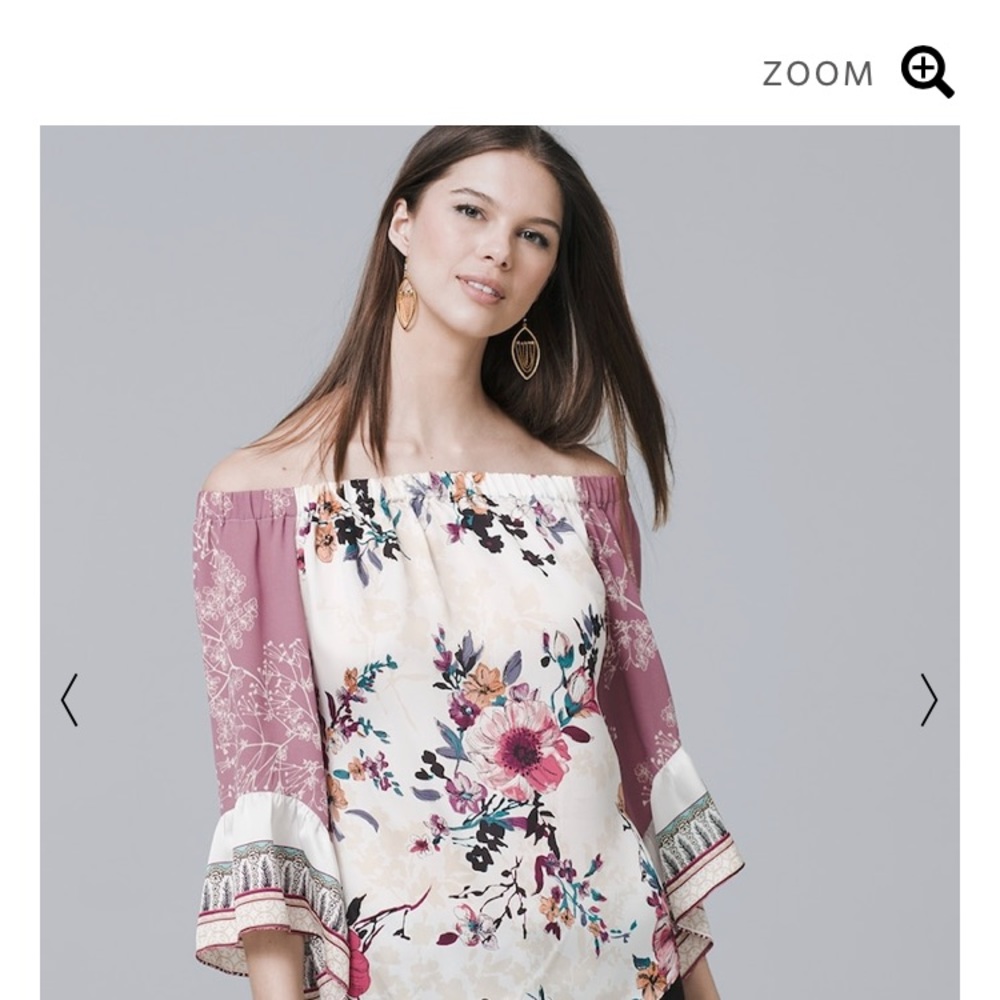 NWT..WHBM Off the Shoulder Blouse